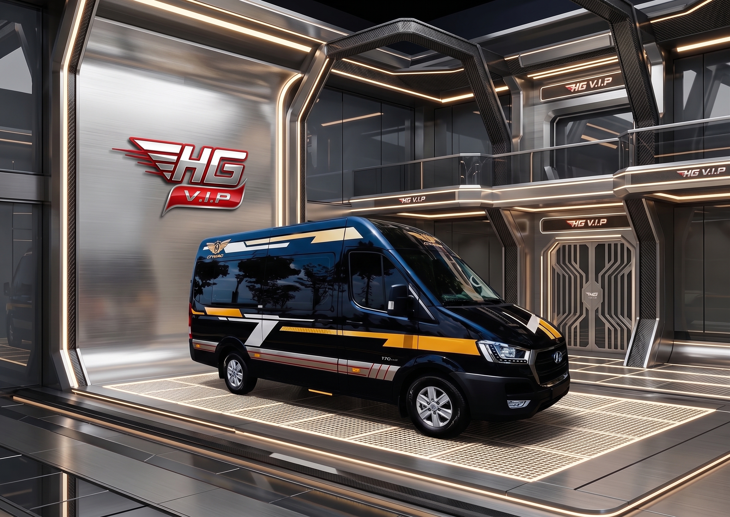 Xe 16 chỗ Hoàng Gia Car